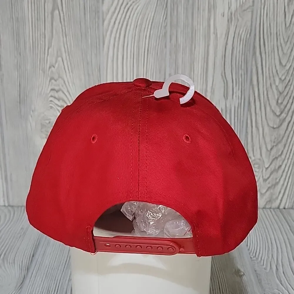 47 Forty Seven MLB Angels Home Rep Cap, Red, Snapback, Sm--Md, Youth